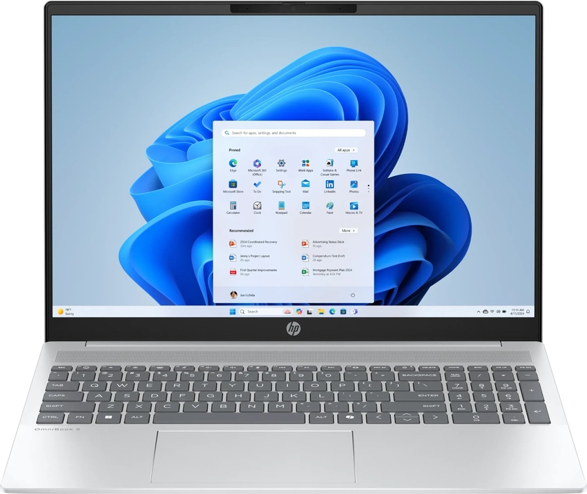 Laptop HP OmniBook 5 AI 16-af1022nl | U7-255U / Ultra 7 / 16 GB / 16" / BT5R2EAR