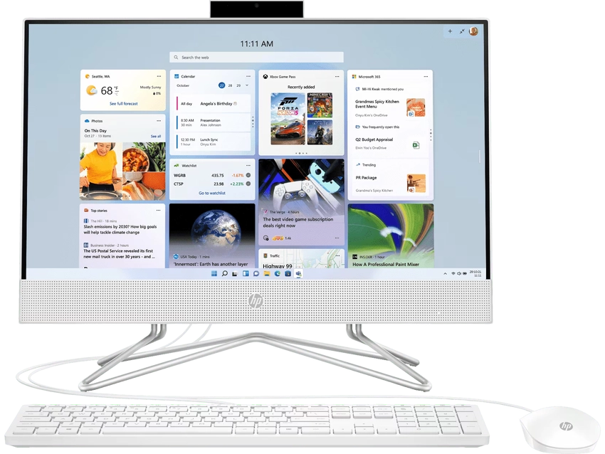 Računalo HP All-in-One 22-dd2340nh / i5 / RAM 8 GB / SSD Pogon / 8C779EAR