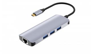 Docking station iBOX HUB USB LAN HDMI Gray / iuh3rj4k