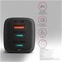 Docking station AXAGON AXAGON ACU-DPQ65 GAN WA ll charger, 3x port USB  Black
