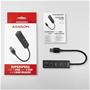 Docking station AXAGON HMA-CR3A Hub 3x USB-A SD/microSD metal Black