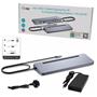 Docking station i-tec USB-C Metal Ergonomic 4K 3x DD PD 100W + Gray