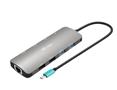 Docking station i-tec USB-C Metal Nano 2x HDMI Display + Power Delivery 100W  Black