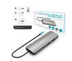 Docking station i-tec USB-C Metal Nano 2x HDMI Display + Power Delivery 100W  Black