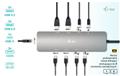 Docking station i-tec USB-C Metal Nano 2x HDMI Display + Power Delivery 100W  Black