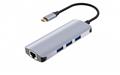 Docking station iBOX HUB USB LAN HDMI Gray