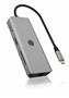 Docking station IcyBox IB-DK4012-CPD 9in1, 2x HDMI, 4K60Hz Anthracite