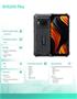 Mobitel Blackview BV6200 Plus 256 GB Black