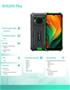 Mobitel Blackview BV6200 Plus 256 GB Green