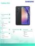 Mobitel Samsung Galaxy A54 128 GB Black