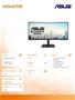 Monitor Asus VA34VCPSR / 34''