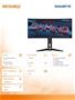 Monitor Gigabyte MO34WQC / 34''