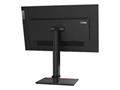 Monitor Lenovo ThinkVision T24h-20 - 23.8 QHD Monitor, USB-C dock