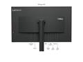 Monitor Lenovo ThinkVision T32p-30 - 31.5" UHD HDMI, USB, DP